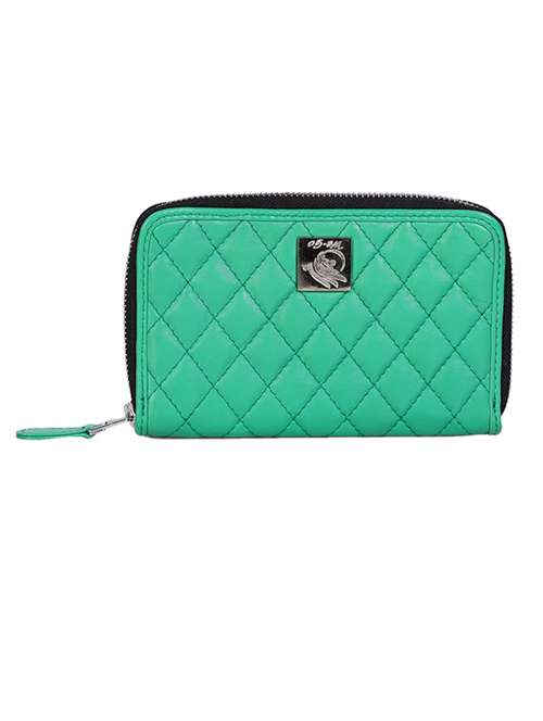 green leather wallet - 21276369 -  Standard Image - 0