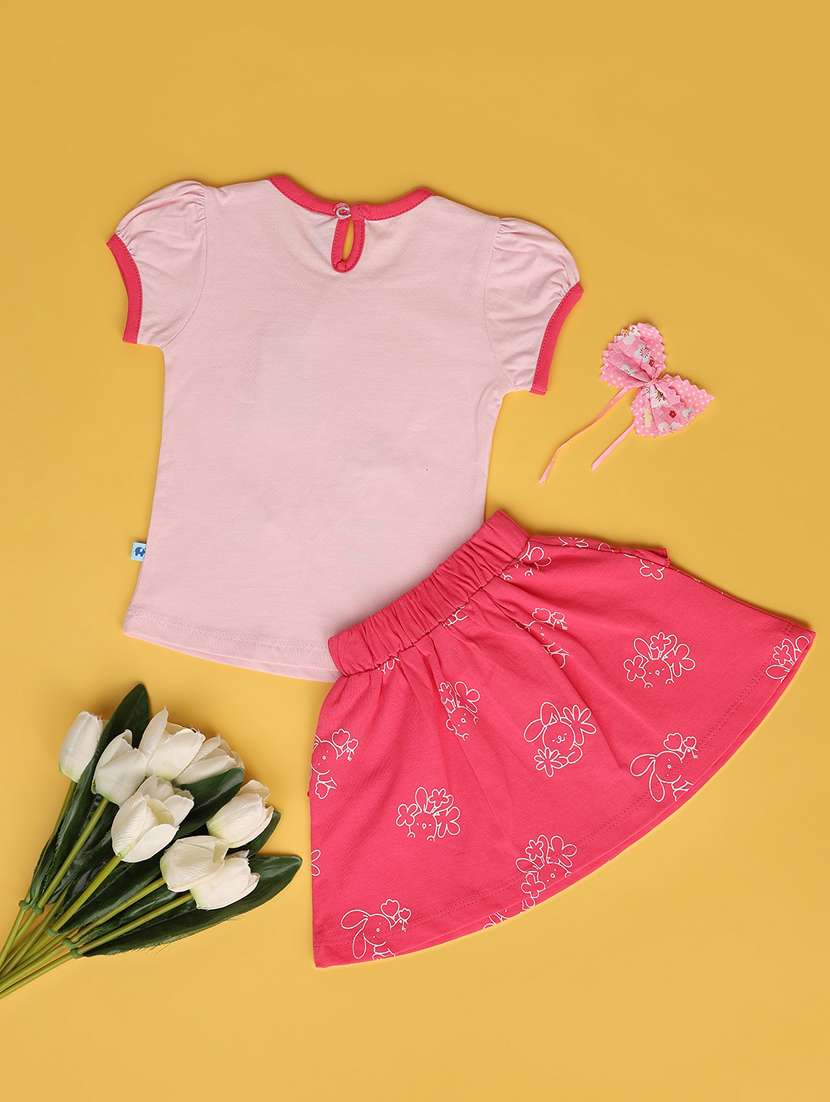 Boys Round Neck Printed Shorts Set - 21276599 -  Standard Image - 1