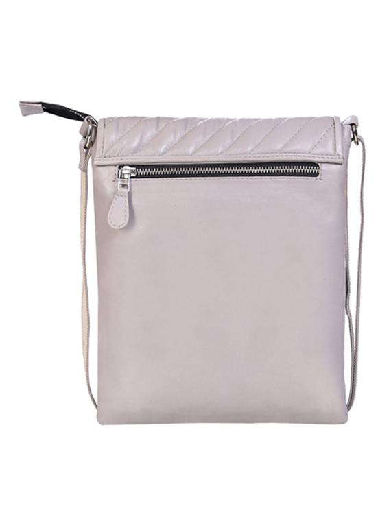 grey leather sling bag - 21276651 - Standard Image - 1
