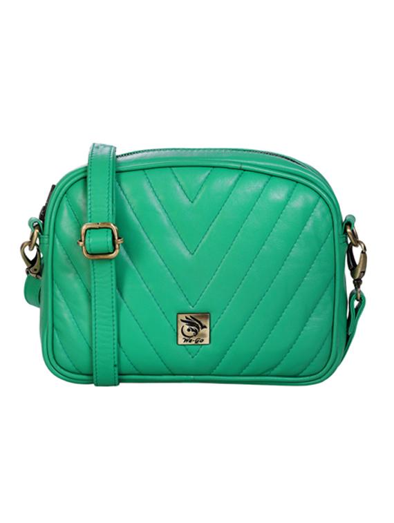 green leather sling bag - 21276652 - Zoom Image - 0