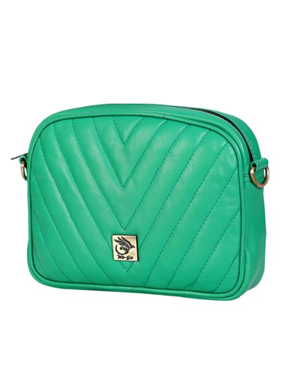 green leather sling bag - 21276652 -  Standard Image - 1