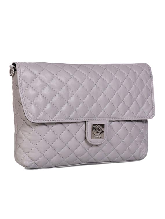 grey leather sling bag - 21276654 -  Standard Image - 1