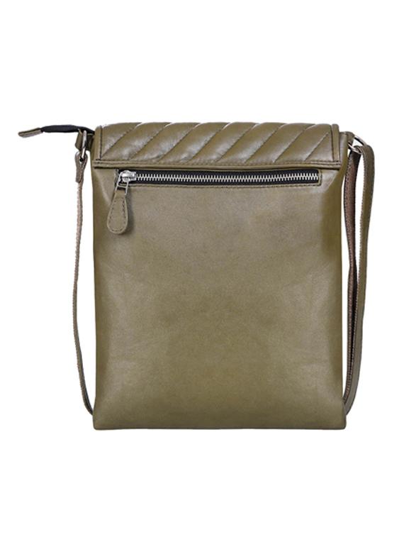 olive leather sling bag - 21276655 - Standard Image - 1