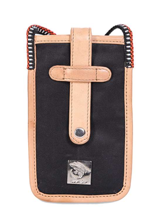 tan leather regular pouch
