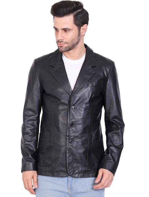 black leather biker jacket - 21276719 -  Zoom Image - 0