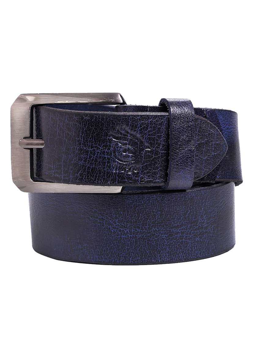 navy blue leather belt - 21276758 -  Zoom Image - 0