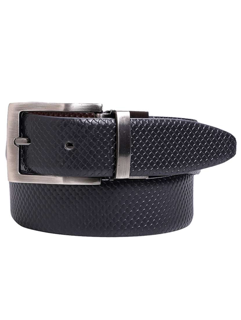 black leather belt