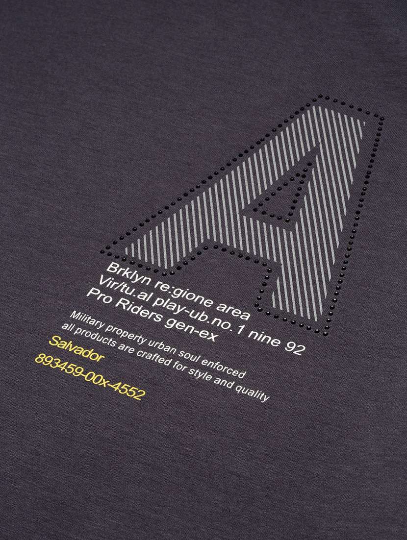 men long sleeves front & back print sweatshirt - 21276865 -  Standard Image - 6