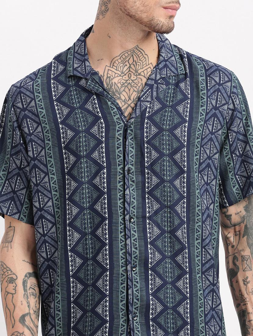 men printed cotton co-ord set - 21276937 - Standard Image - 6