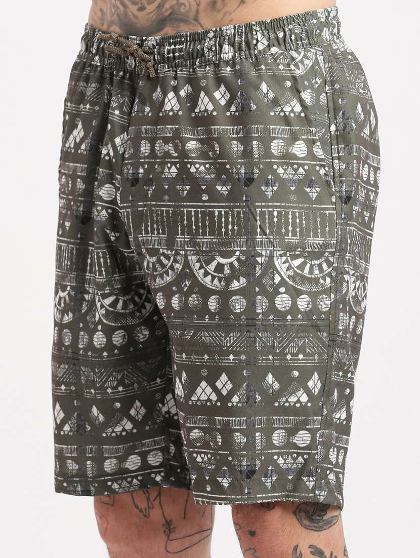 men printed cotton co-ord set - 21276966 -  Standard Image - 6