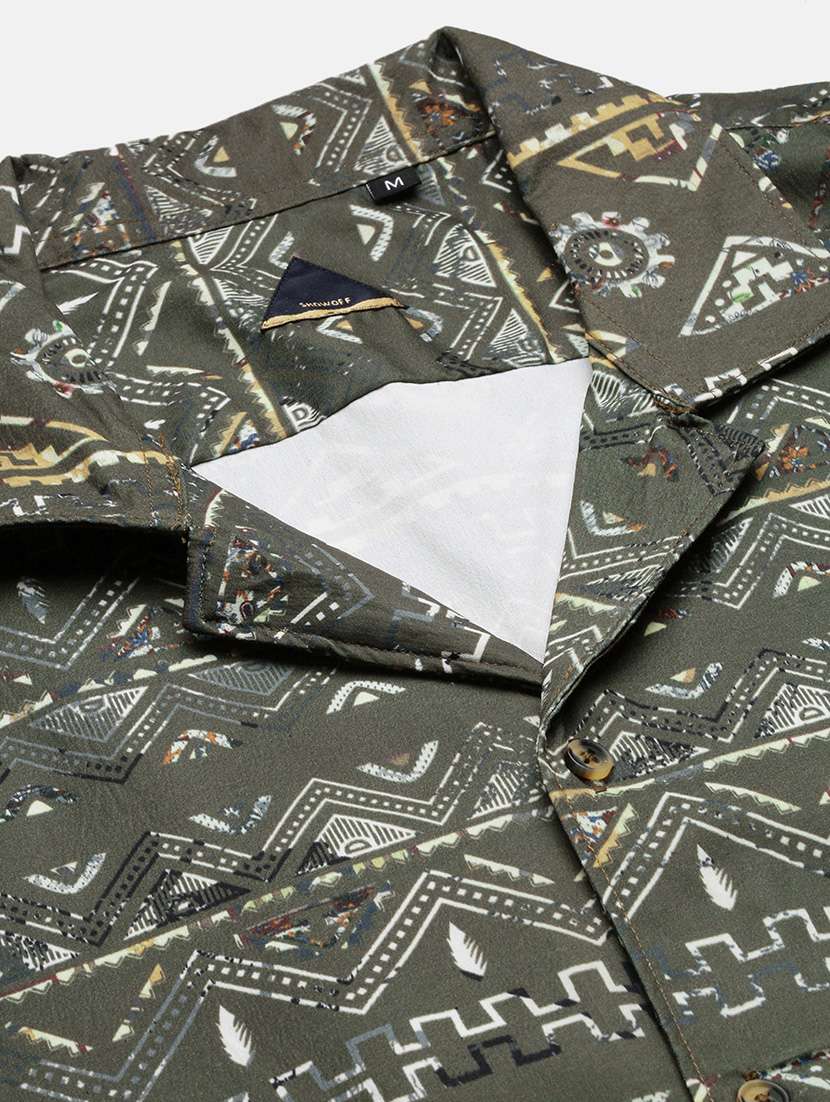 men geometric printed co-ord sets - 21276968 -  Standard Image - 6
