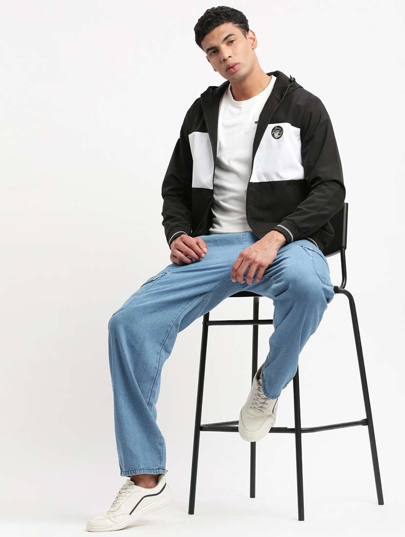 men long sleeves hooded neck bomber jacket - 21277078 -  Standard Image - 4