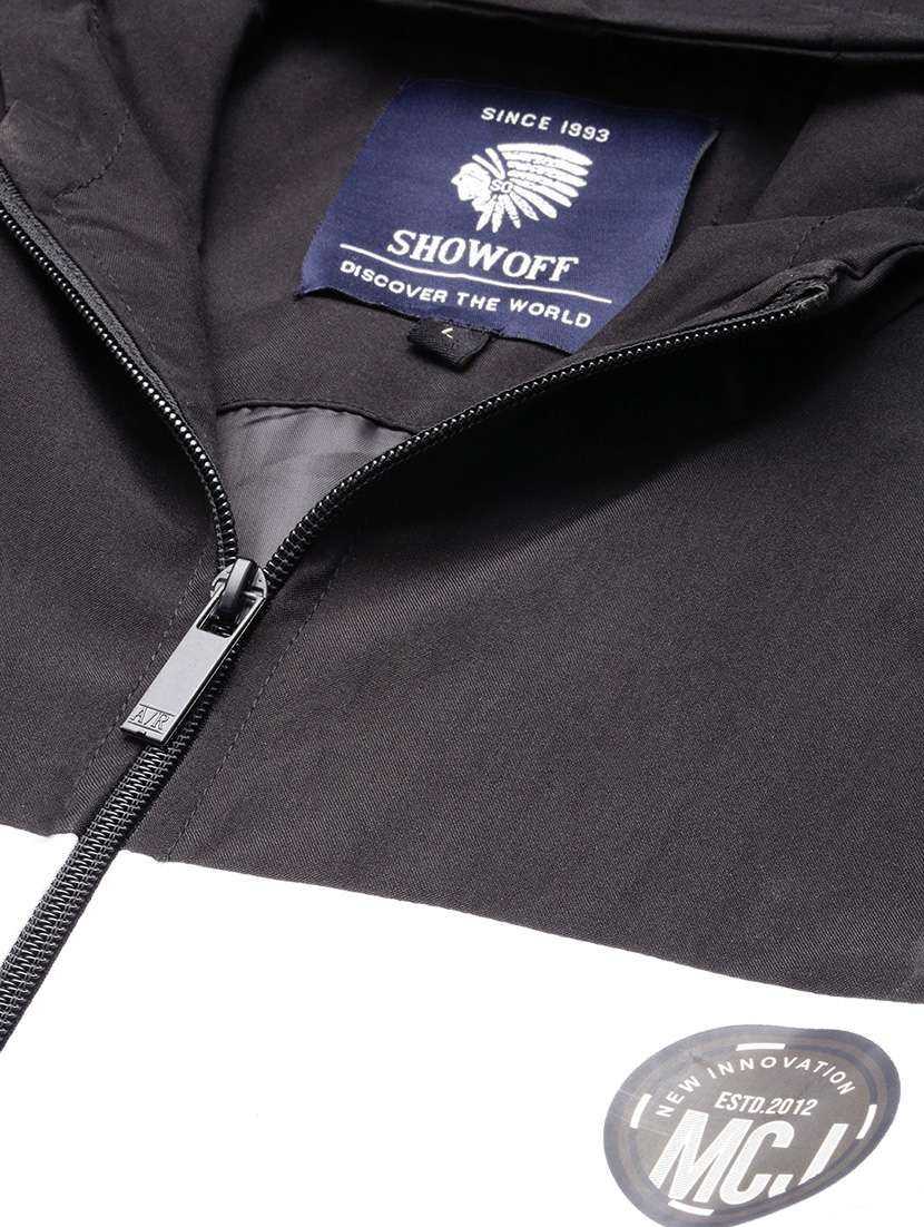 men long sleeves hooded neck bomber jacket - 21277078 -  Standard Image - 6