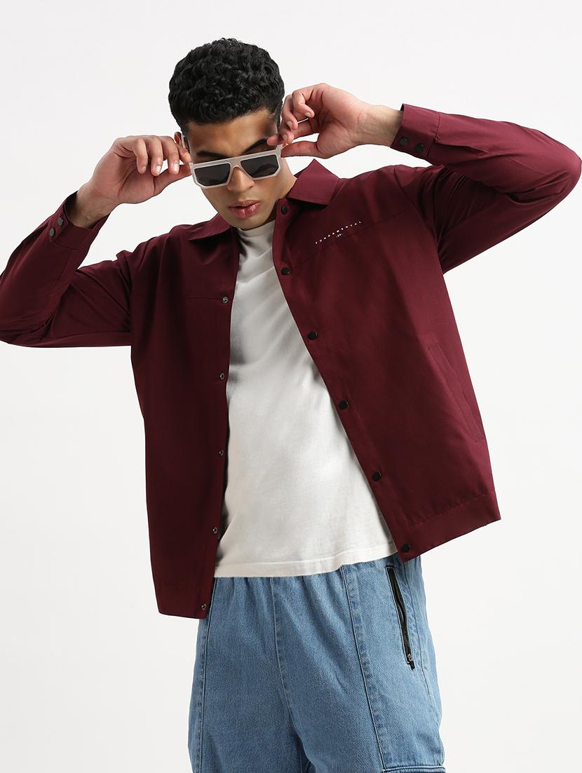 men long sleeves casual jackets - 21277095 - Standard Image - 1