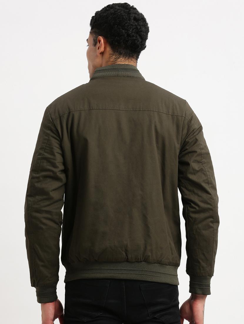 men long sleeves reversible bomber jackets - 21277102 - Standard Image - 4