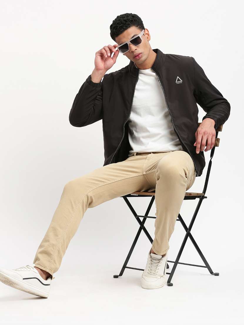 men long sleeves bomber jackets - 21277105 -  Standard Image - 4