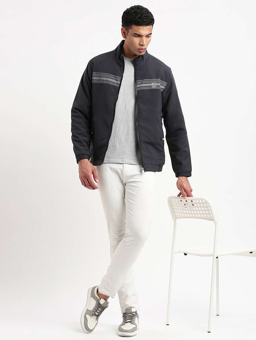 men long sleeves bomber jackets - 21277106 - Standard Image - 4