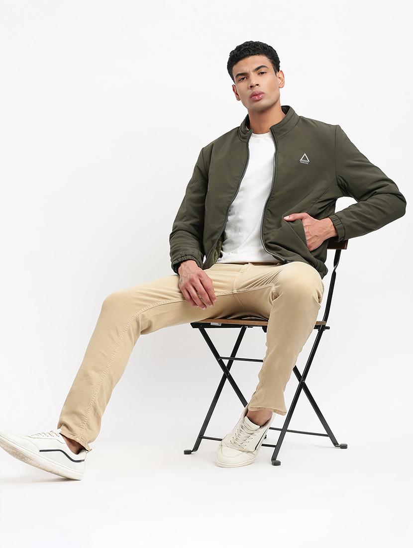 men long sleeves bomber jackets - 21277110 - Standard Image - 4
