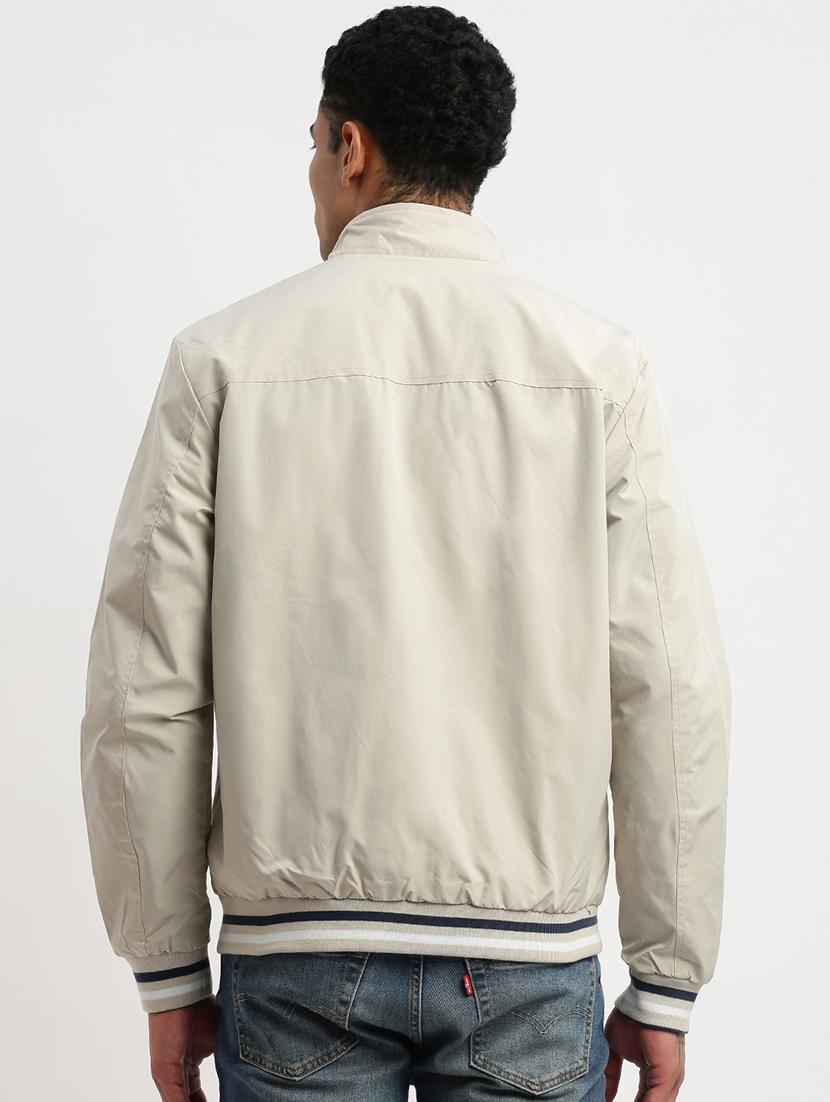 men long sleeves reversible bomber jackets - 21277129 - Standard Image - 4