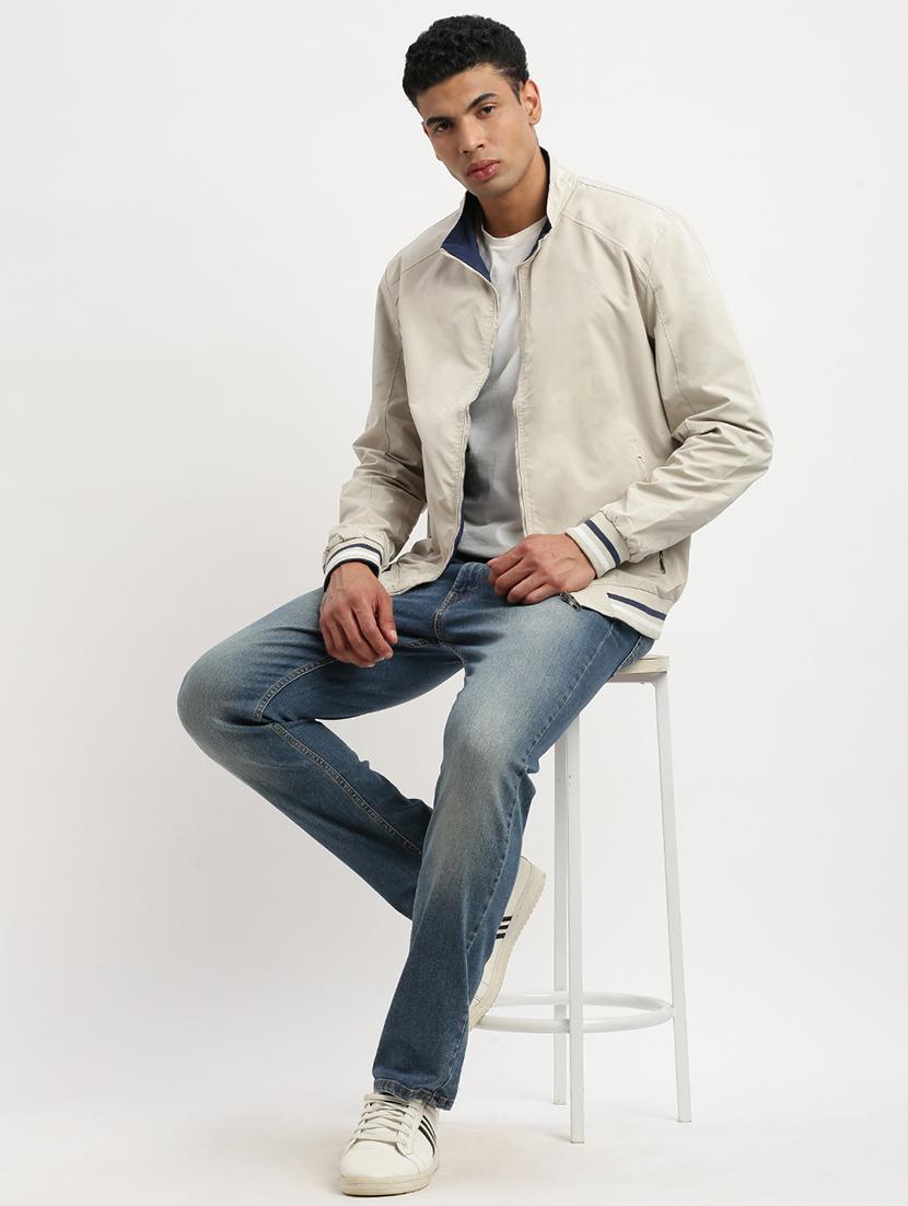 men long sleeves reversible bomber jackets - 21277129 - Standard Image - 6