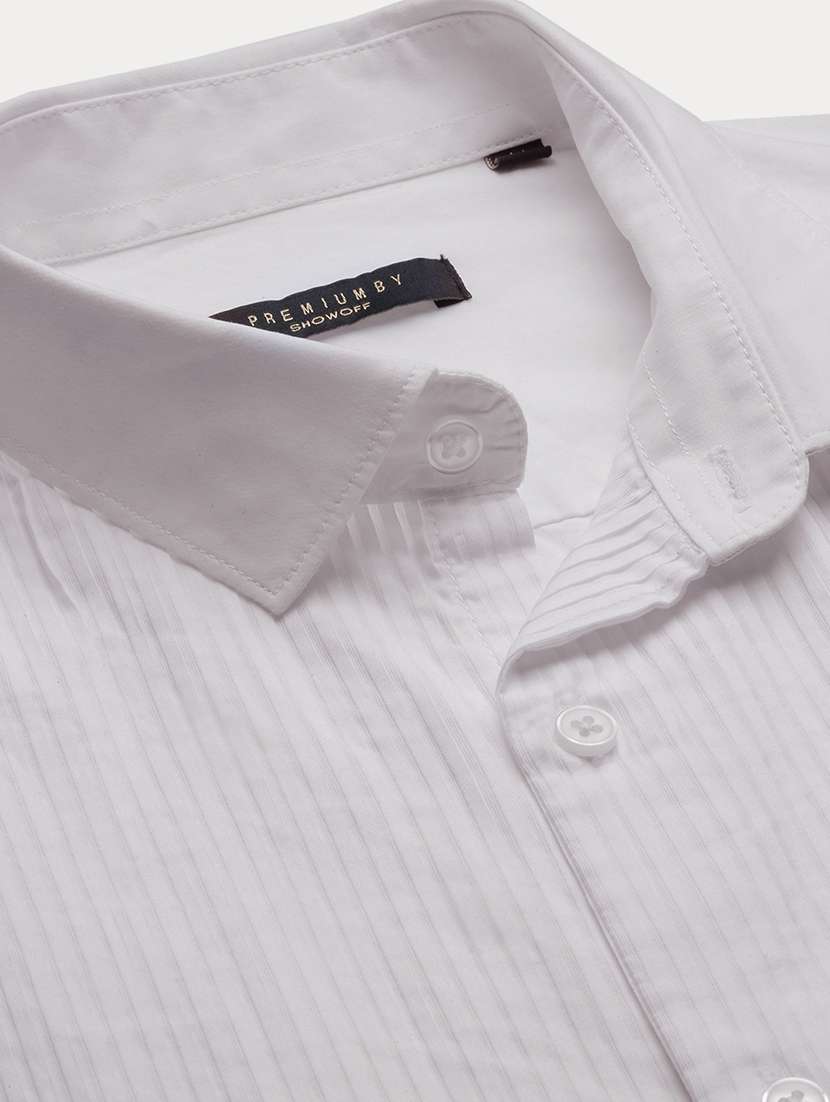 white striped casual shirt - 21277144 -  Standard Image - 6