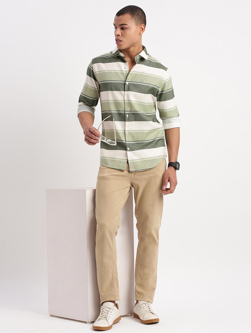 men striped casual shirt - 21277147 - Standard Image - 4