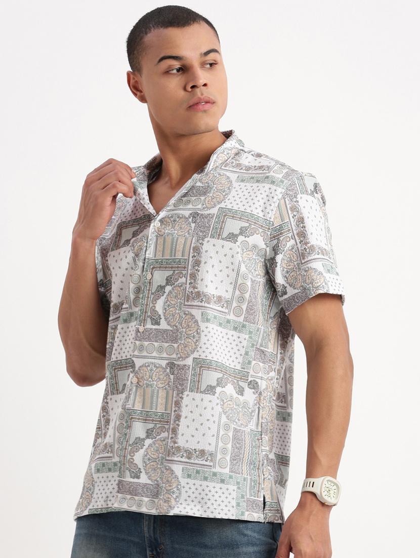 men printed casual shirt - 21277163 - Zoom Image - 0