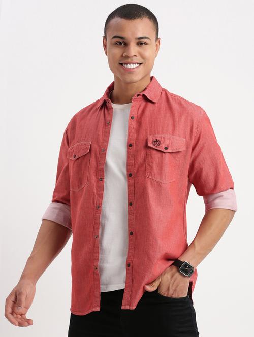 men solid casual shirt - 21277171 -  Standard Image - 0