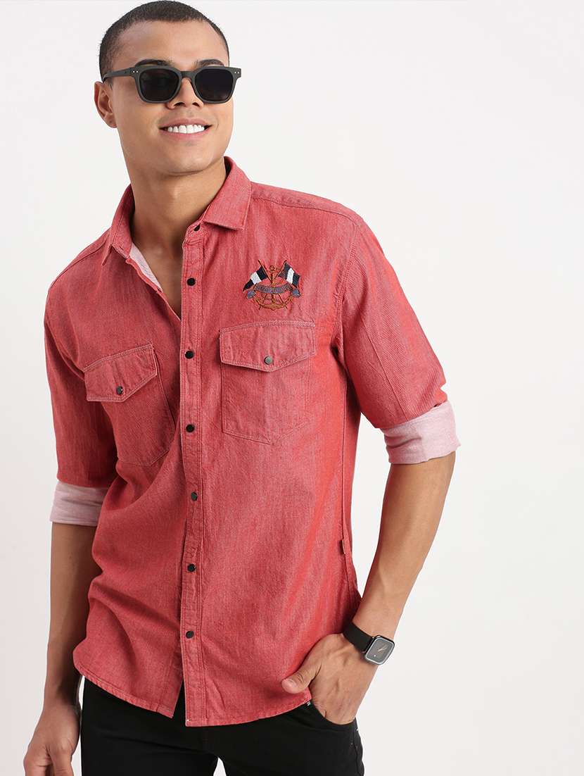 men solid casual shirt - 21277173 -  Standard Image - 1
