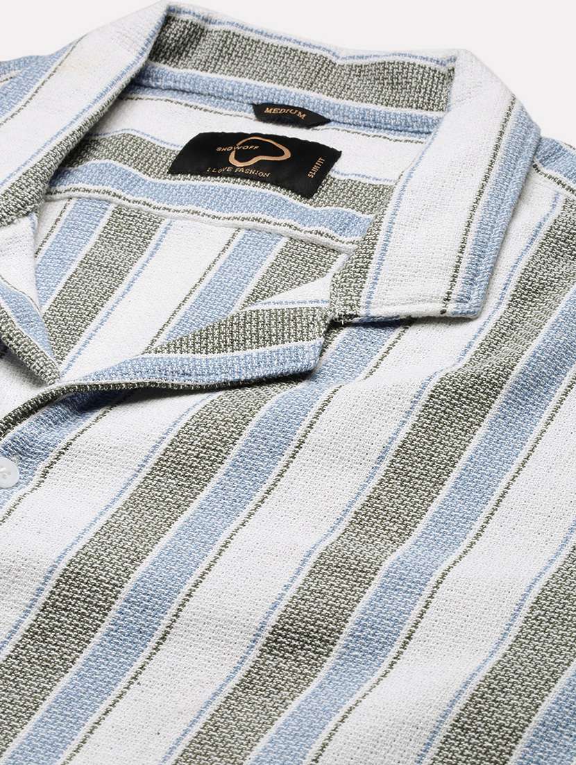men striped casual shirt - 21277188 -  Standard Image - 6