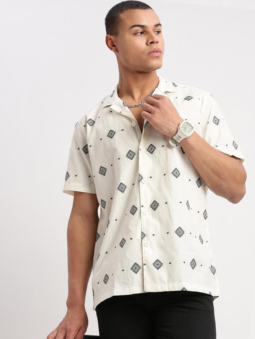 men printed casual shirt - 21277202 -  Standard Image - 1