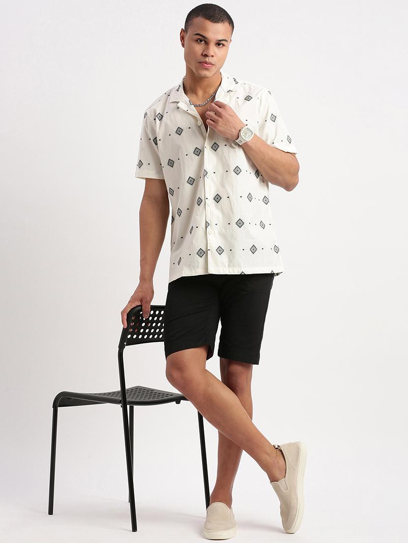men printed casual shirt - 21277202 - Standard Image - 4