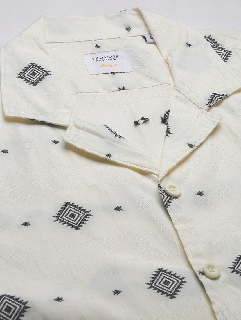 men printed casual shirt - 21277202 - Standard Image - 6