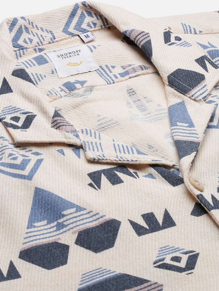 men printed casual shirt - 21277204 -  Standard Image - 6