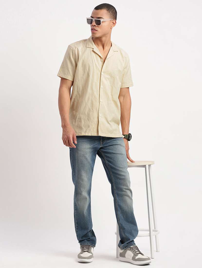 men self design casual shirt - 21277206 -  Standard Image - 4