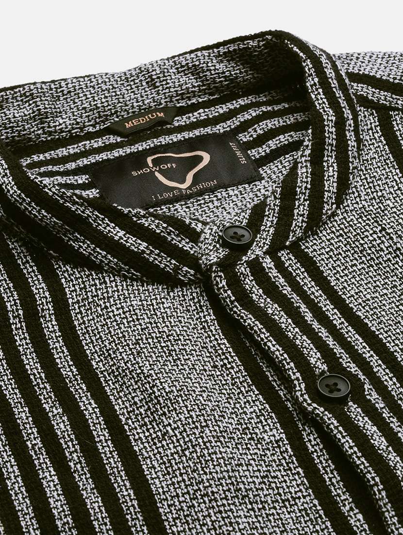 men striped casual shirt - 21277208 - Standard Image - 6