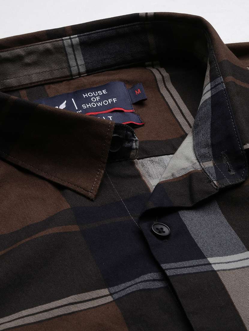 men checkered casual shirt - 21277224 -  Standard Image - 6