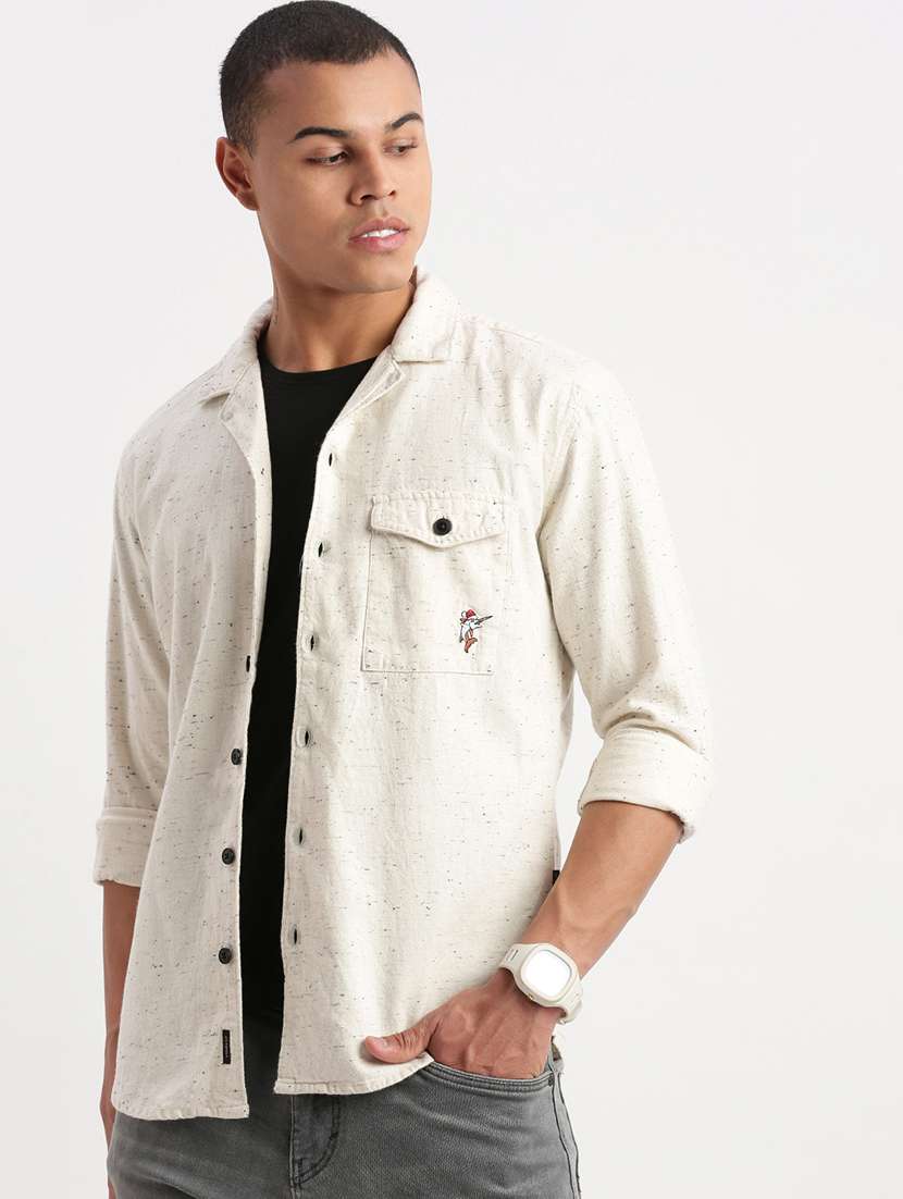 men solid casual shirt - 21277227 -  Standard Image - 1