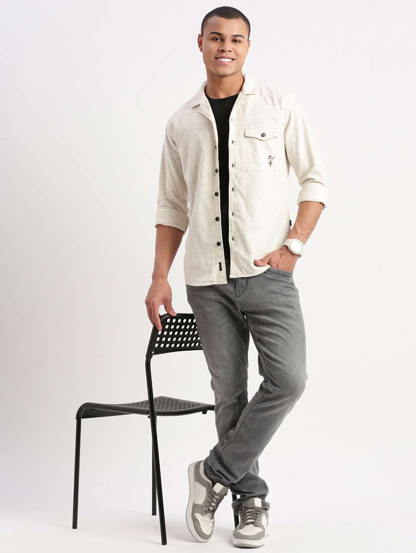 men solid casual shirt - 21277227 -  Standard Image - 4