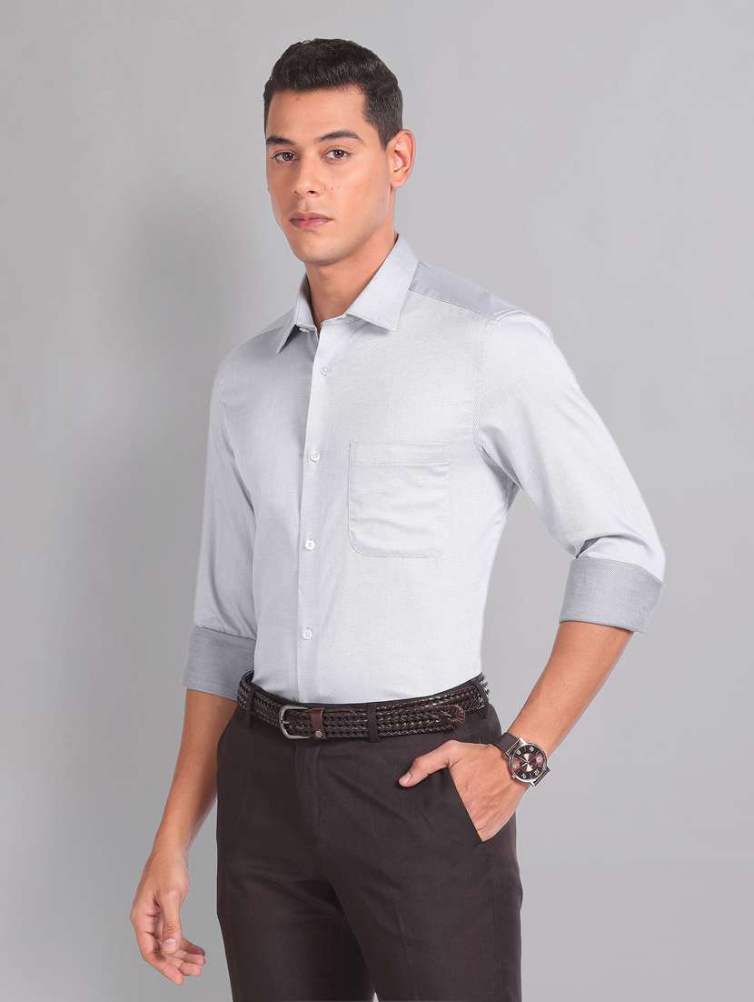 men self design formal shirt - 21277293 -  Standard Image - 1