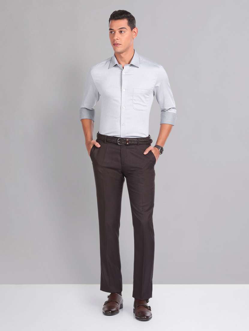 men self design formal shirt - 21277293 - Standard Image - 4