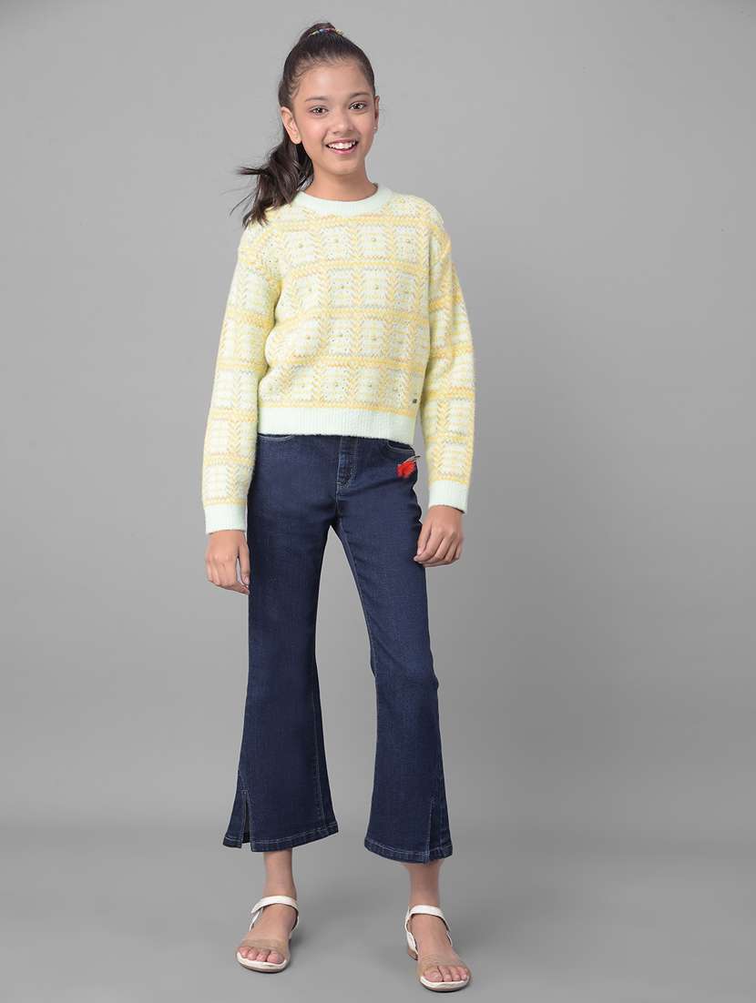 girls long sleeve self-designed sweater  - 21277321 -  Standard Image - 4