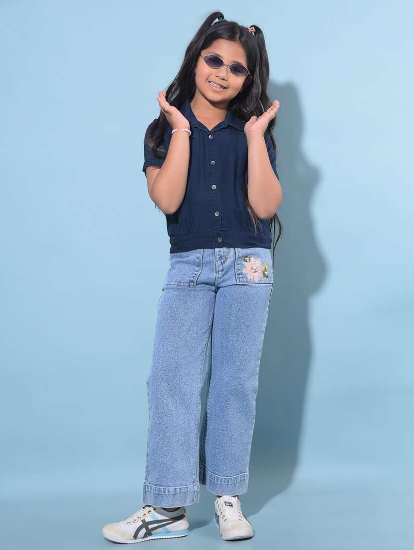 navy blue viscose top - 21277325 - Standard Image - 4