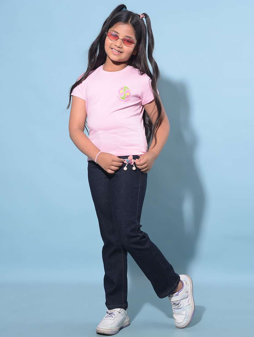 pink cotton regular tee - 21277326 -  Standard Image - 4