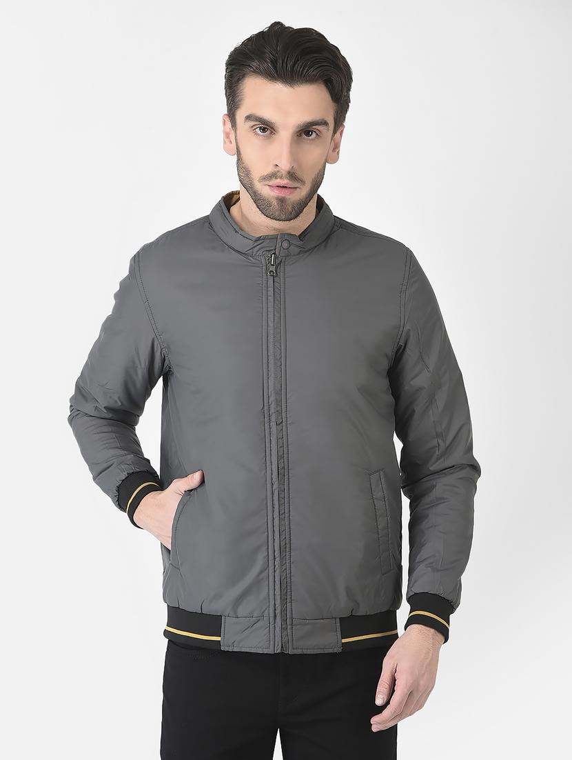 men solid long sleeve quilted jacket - 21277375 -  Standard Image - 1