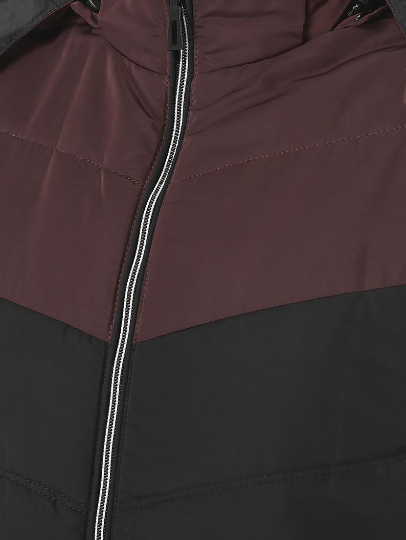men black color block casual jacket - 21277381 - Standard Image - 4