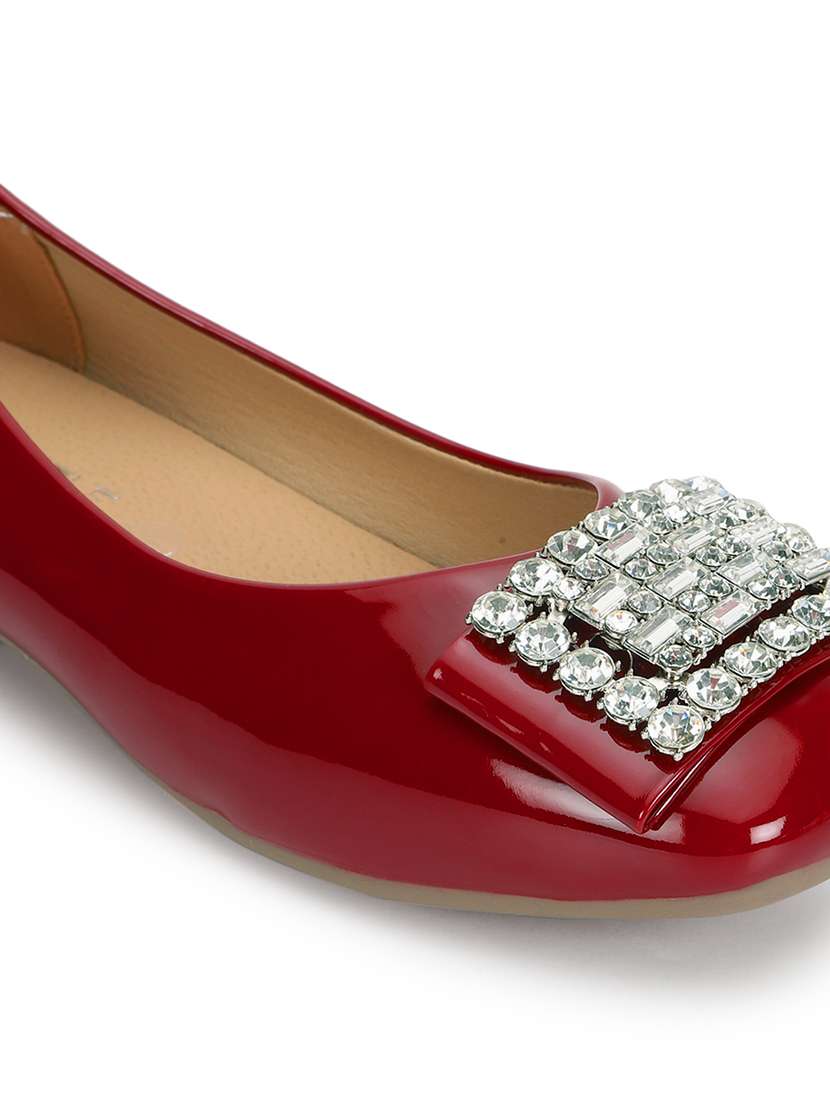 red patent leather ballerina - 21278249 - Standard Image - 6