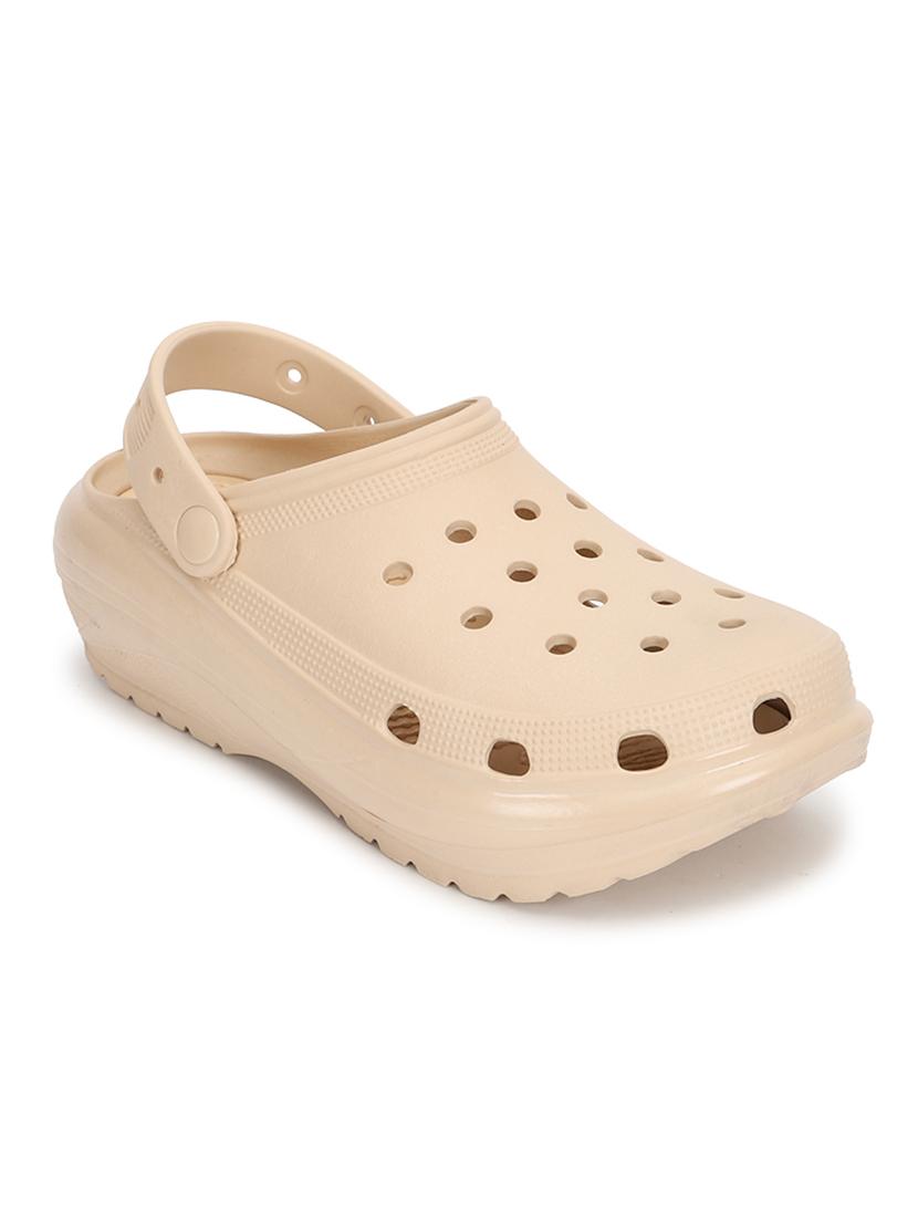 beige slip on clogs - 21278257 -  Standard Image - 1