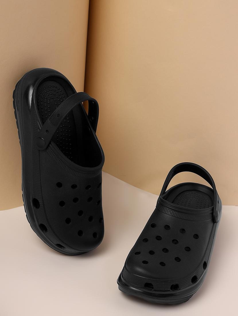 black slip on clogs - 21278258 -  Zoom Image - 0