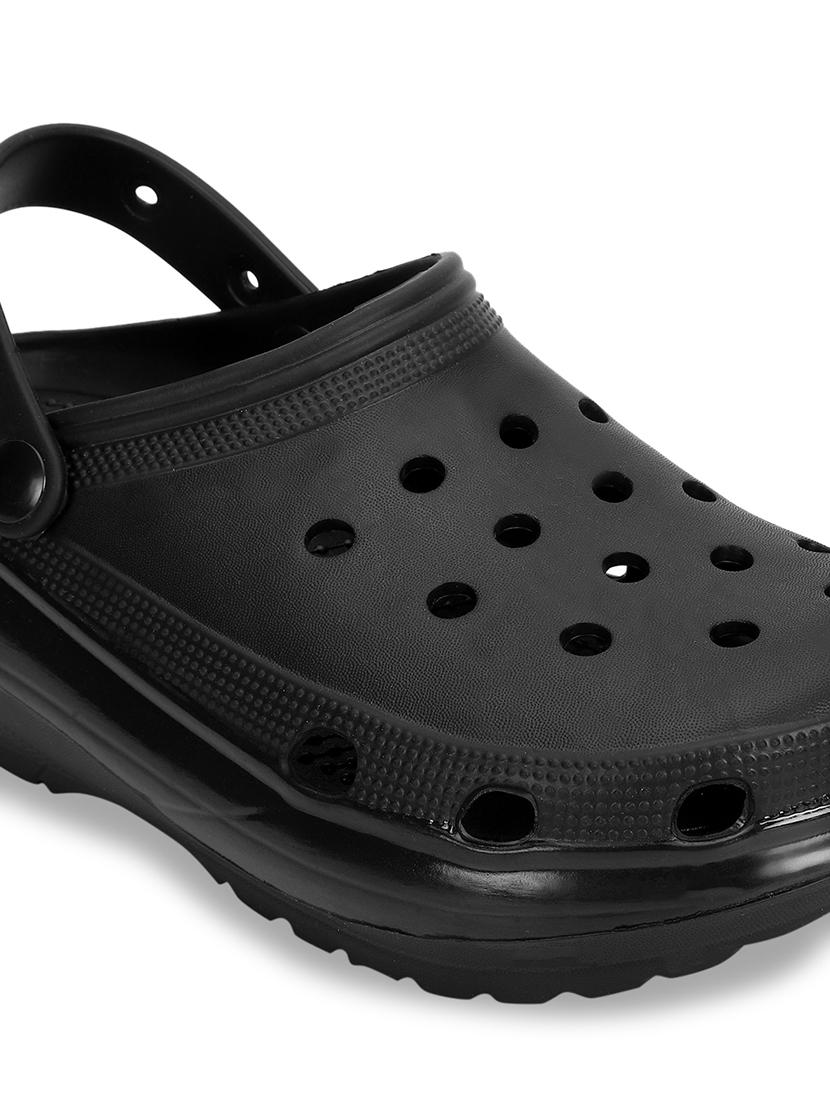 black slip on clogs - 21278258 - Standard Image - 6